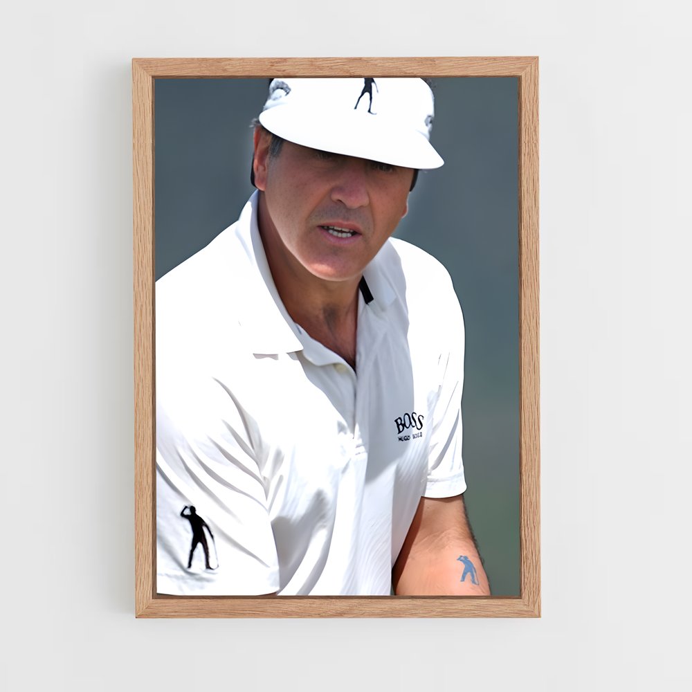 Poster Seve ballesteros raquette – affiche Golf (vue 4)